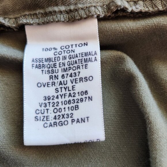 Vintage Polo Jeans Co Ralph Lauren Cargo Pants Mens 40X28 Gray Utility Y2K - Picture 6 of 6